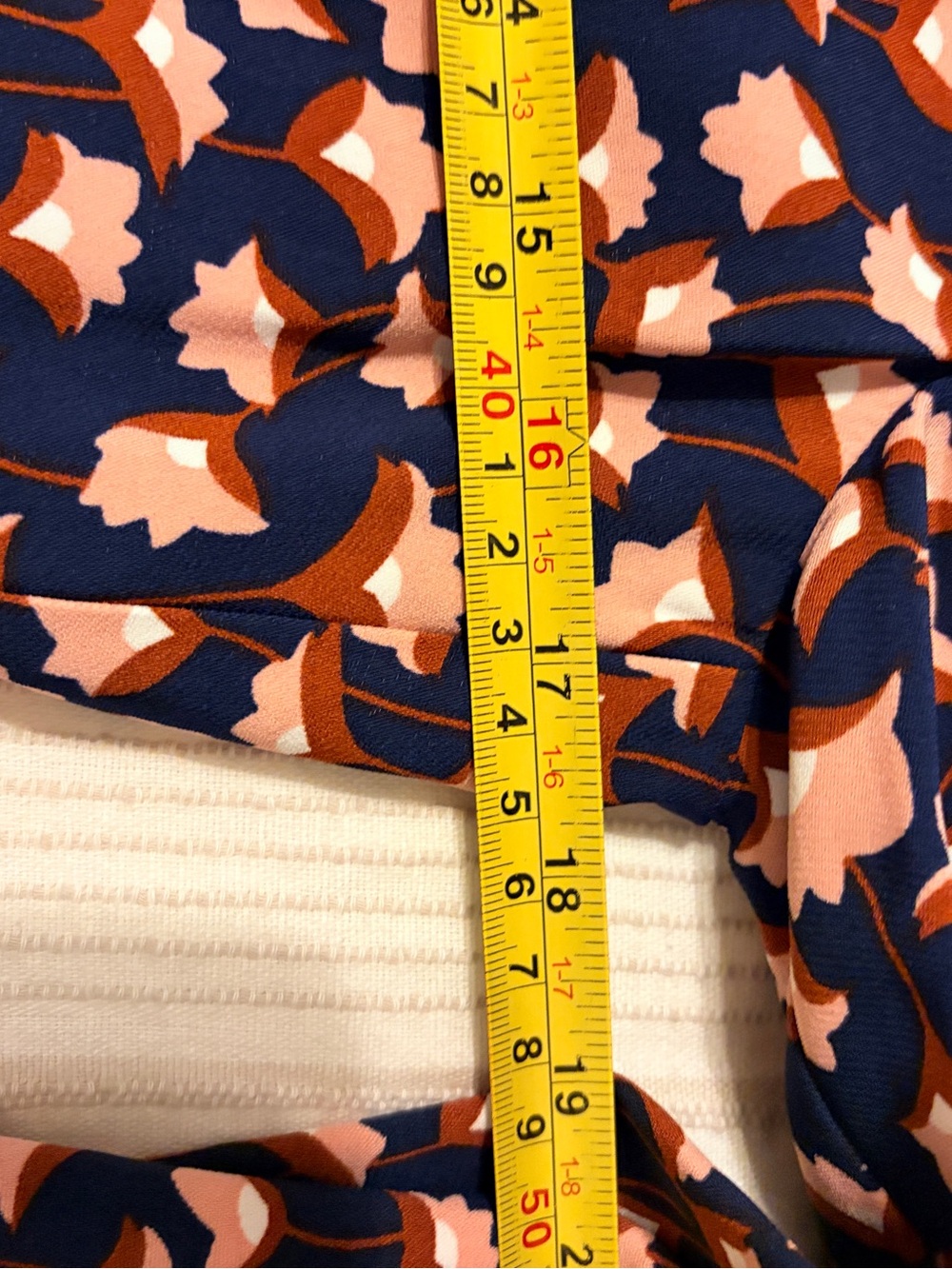 NWT Boden Hannah Floral Dress US 8 UK 12 Navy Long Sleeve Stretch - Picture 9 of 11